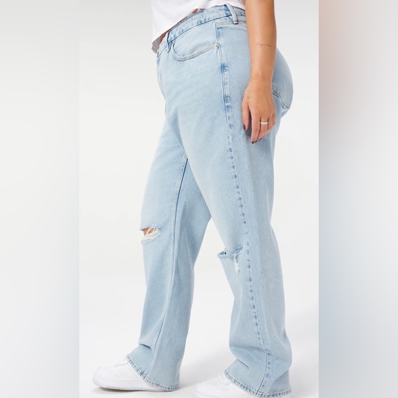 NWT Good American Good 90’s Jeans Blue542 Size 18, Inseam 32 - Picture 3 of 3